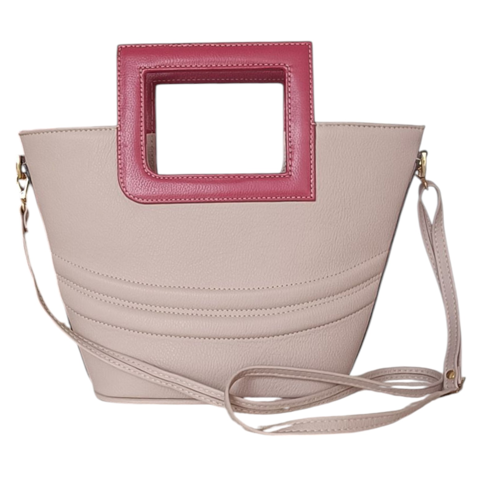 BOLSO TOTE MINI CRUVE NUDE