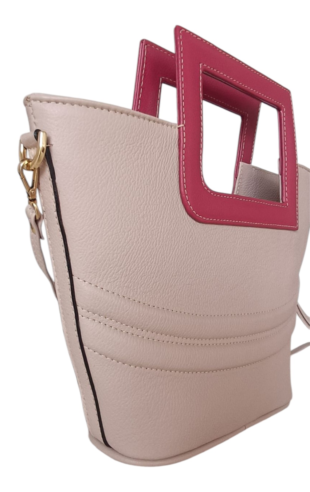 BOLSO TOTE MINI CRUVE NUDE - Image 2