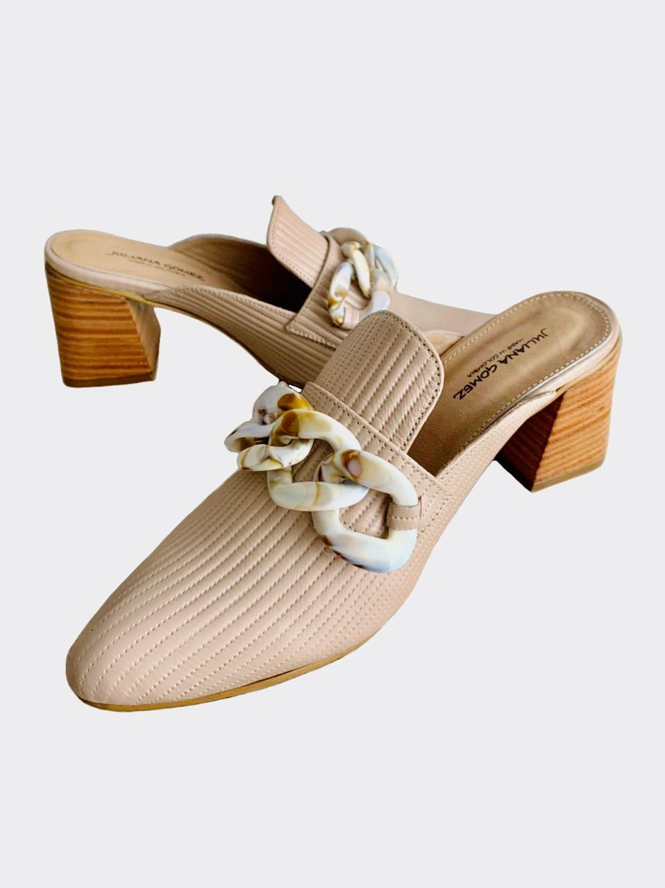 MULES ICONIC NUDE DE TACON