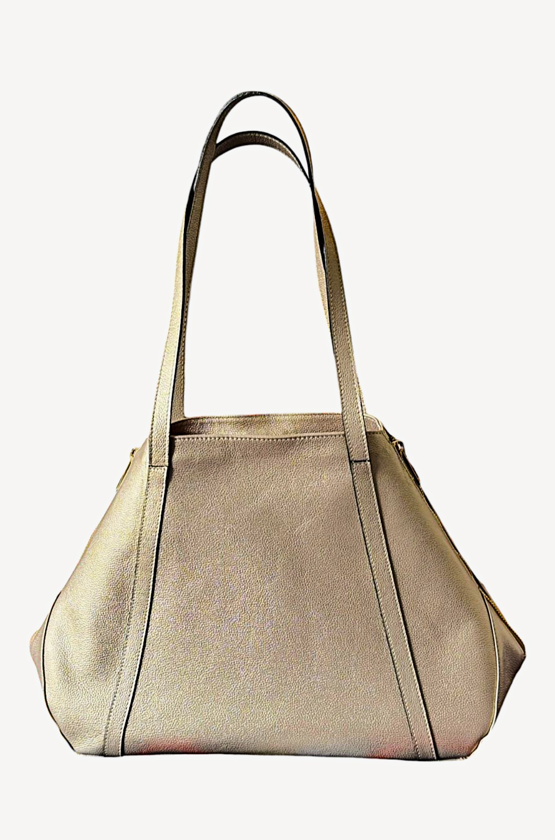 BOLSO SHOPPING EXPANDIBLE DORADO - Image 2