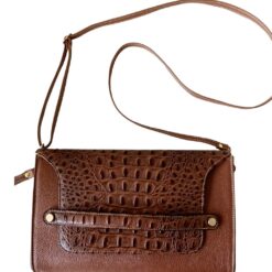 BOLSO BANDOLERA CAFE CROCO