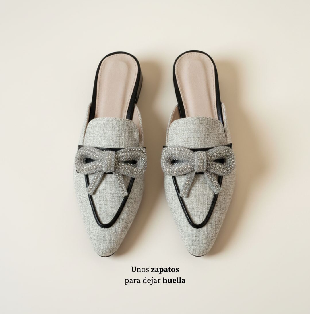 Mules Ela gris negro - Image 2