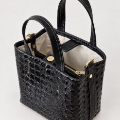TOTE CROCCO MINI NEGRO - Image 4