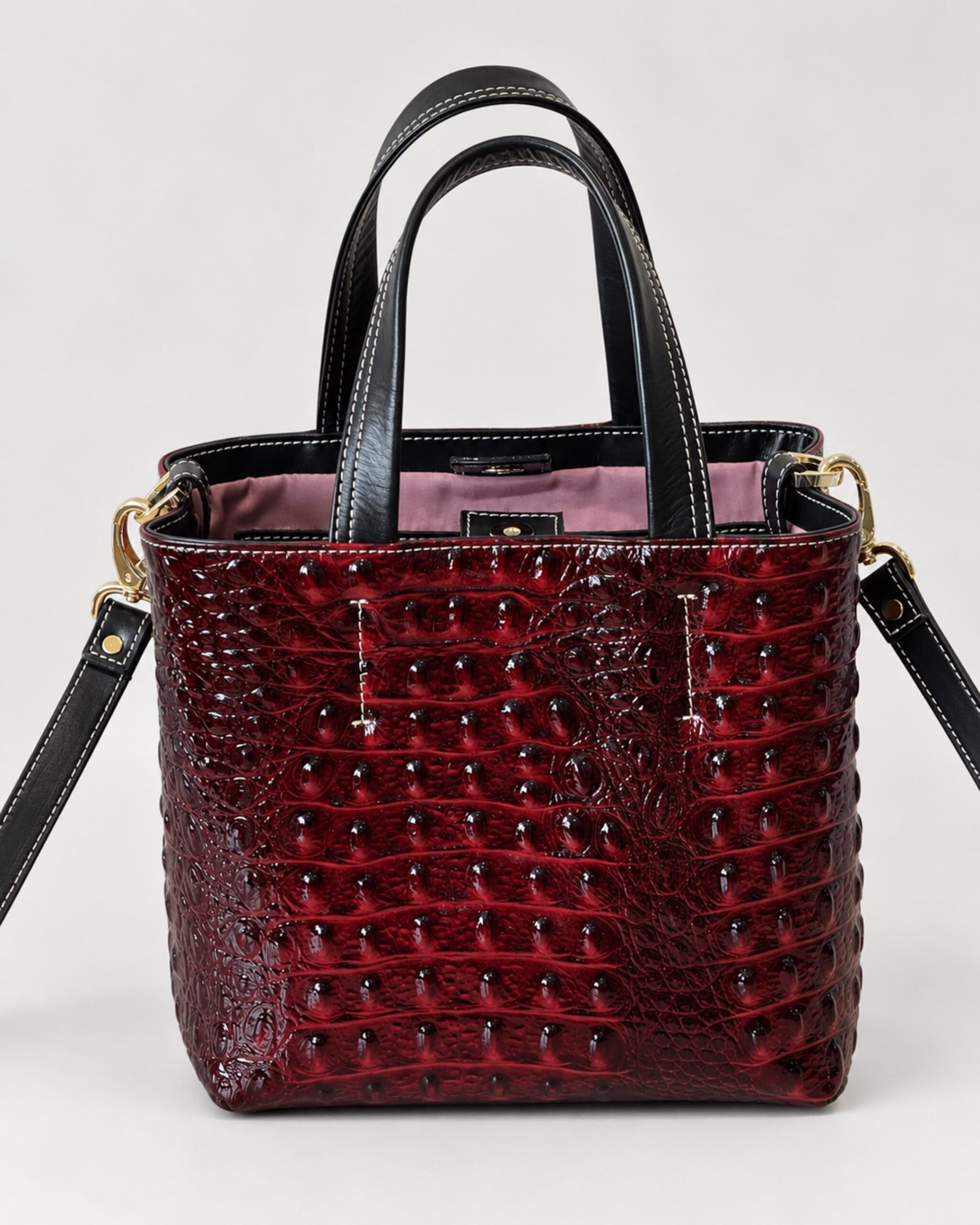 TOTE BORGOÑA BRILLANTE MINI - Image 2