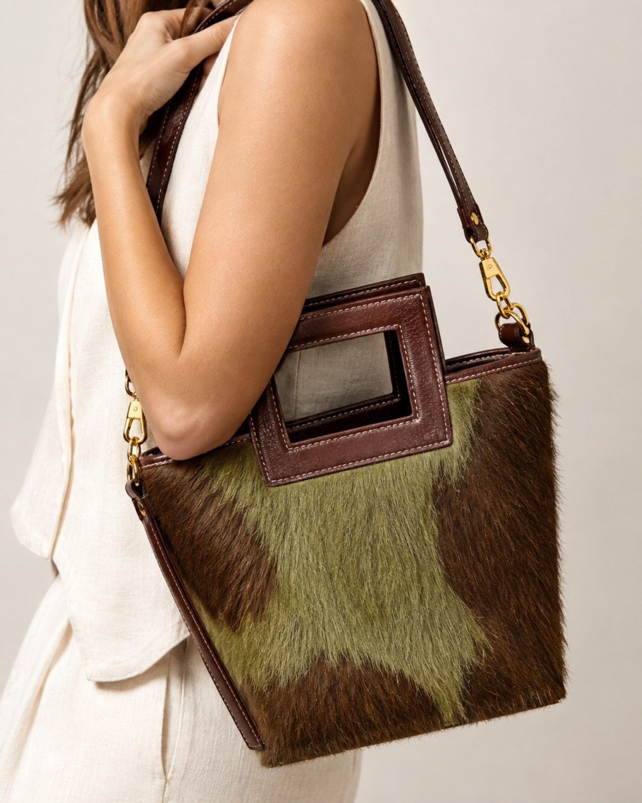 BOLSO TOTE MINI OLIVA - Image 4